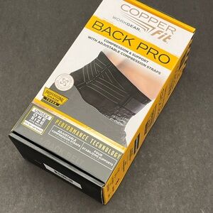 Copper Fit Back Pro Compression Belt - Black